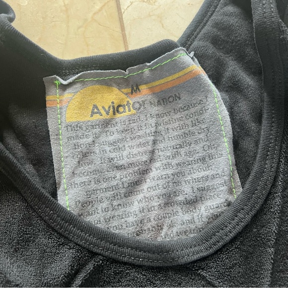 Aviator Nation Like New Terry Cloth Rainbow Tank Sz medium - Picture 2 of 6